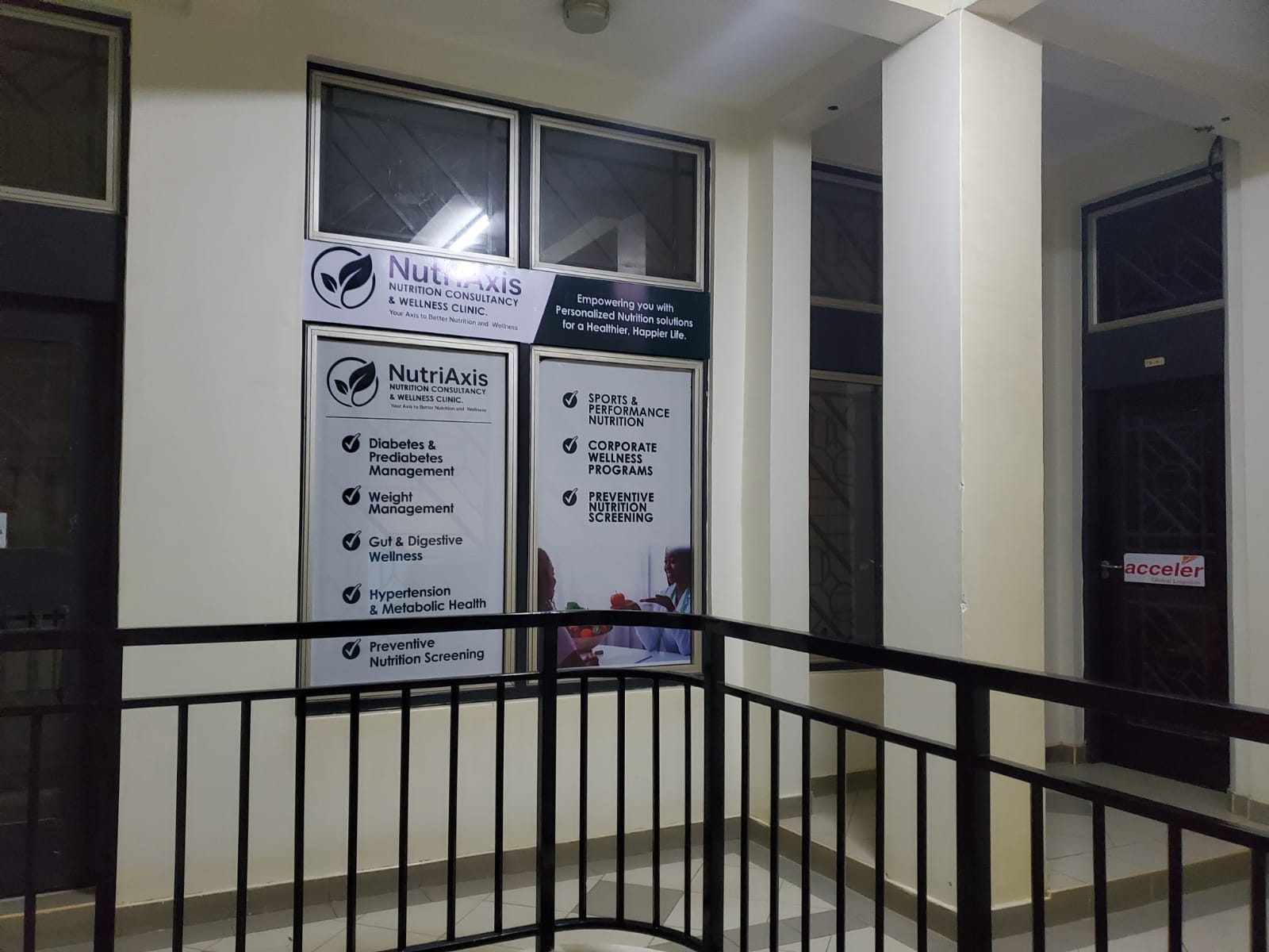 NutriAxis Office Entrance