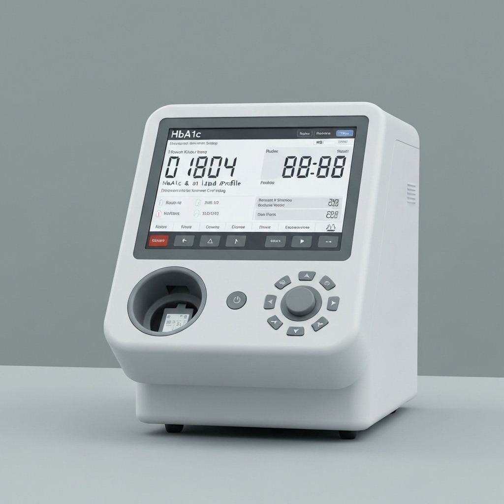 HbA1c and Lipid Profile Point-of-Care Machine